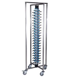 Mobile plate rack