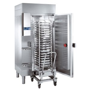 Blast chiller and shock freezer for oven racks