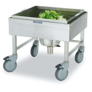 Salad washing trolleys