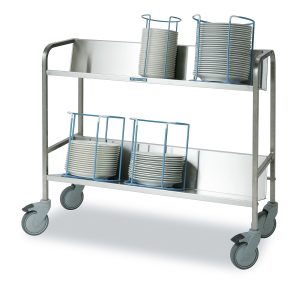 Plate cassette trolleys