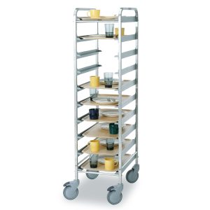 Tray return trolleys