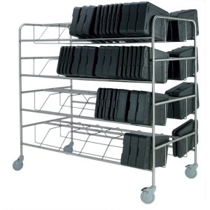 Storing trolleys